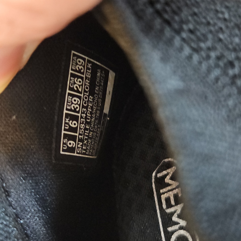Skechers Black Stretch Flats - Picture 7 of 10